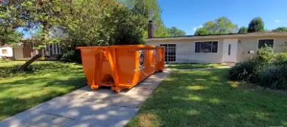 How dumpster rental works in Owensboro, KY - delivery to a residential driveway
